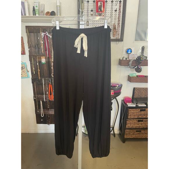 Place Women's Tie Front Modal PJ Set By Place 2Xl and Large Available - Picture 5 of 8